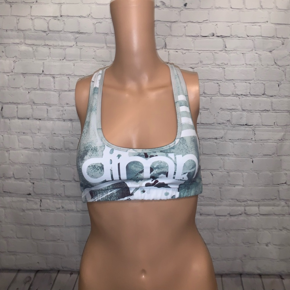 Dark Green, Gray & White Spirts bra size S - Picture 1 of 11